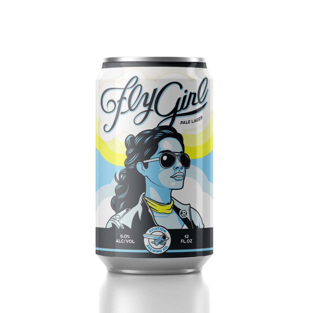 Fly Girl Beer Label design Concepts