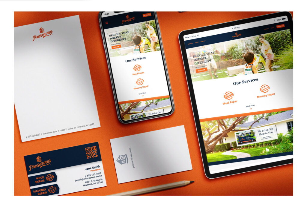 Preservan Branding Collateral