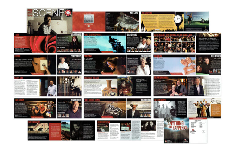 Cherokee Star Scene Magazine Layout