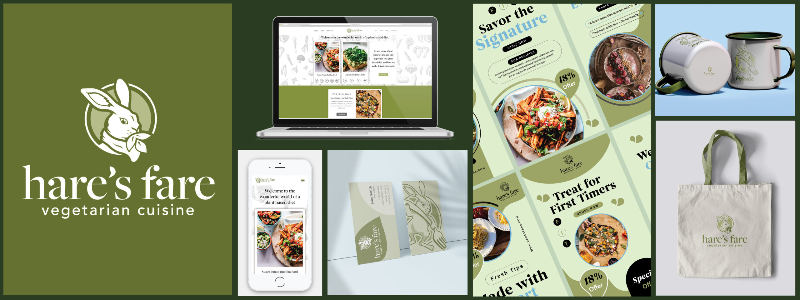 Hare's Fare Brand Identity