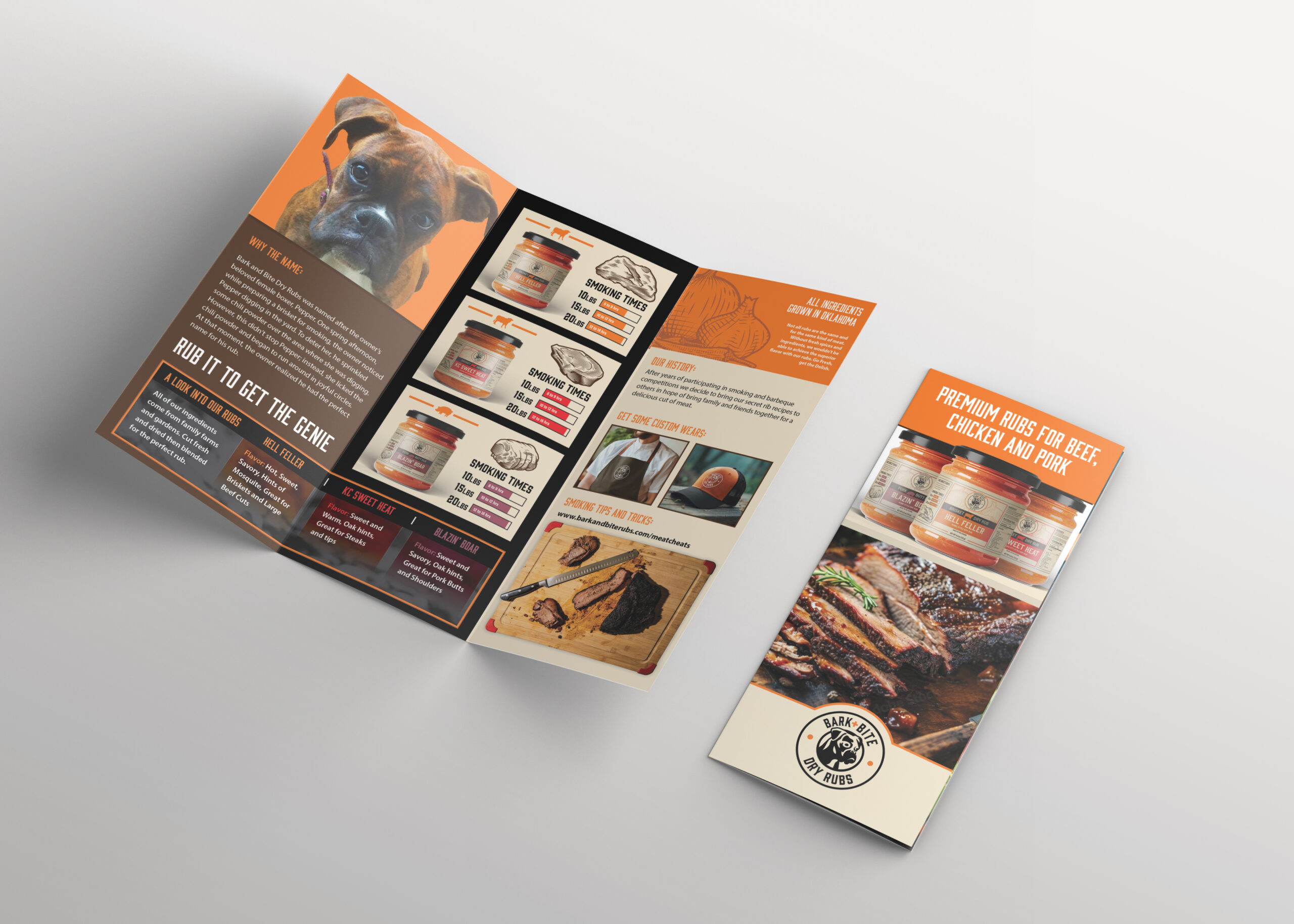 Bark + Bite Trifold Brochure