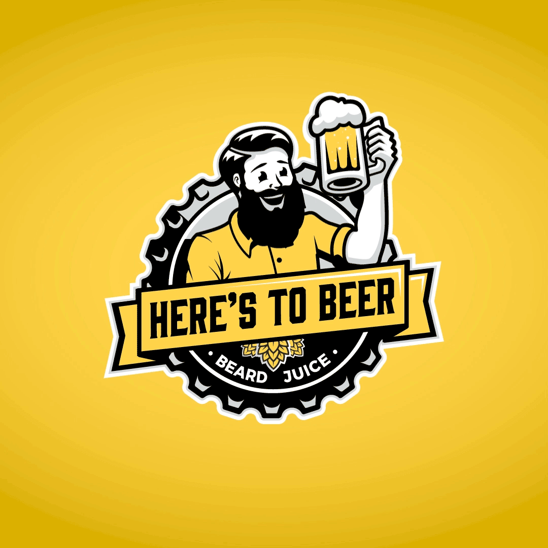Here's to Beer Illustration