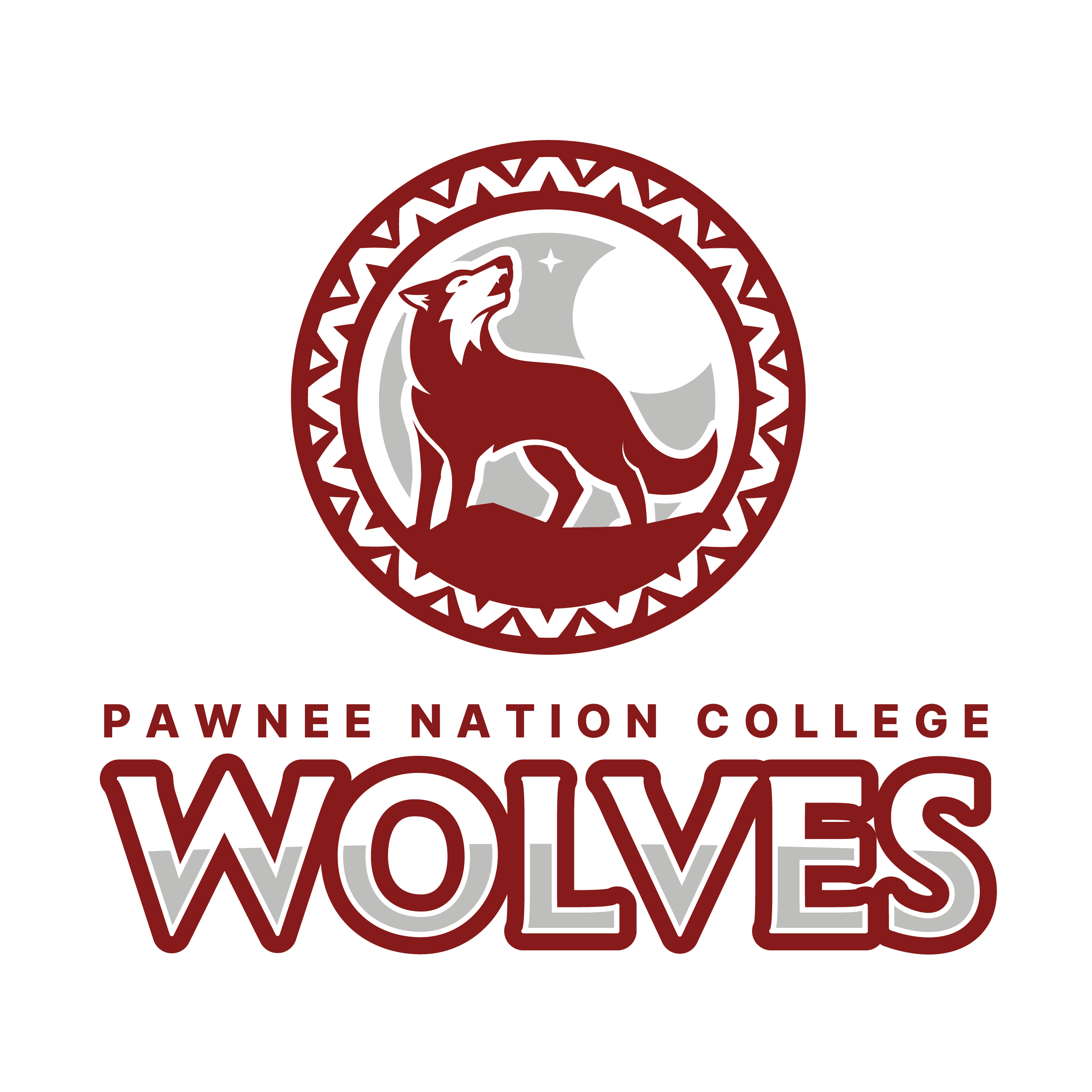 Pawnee Nation College Wolves Logo
